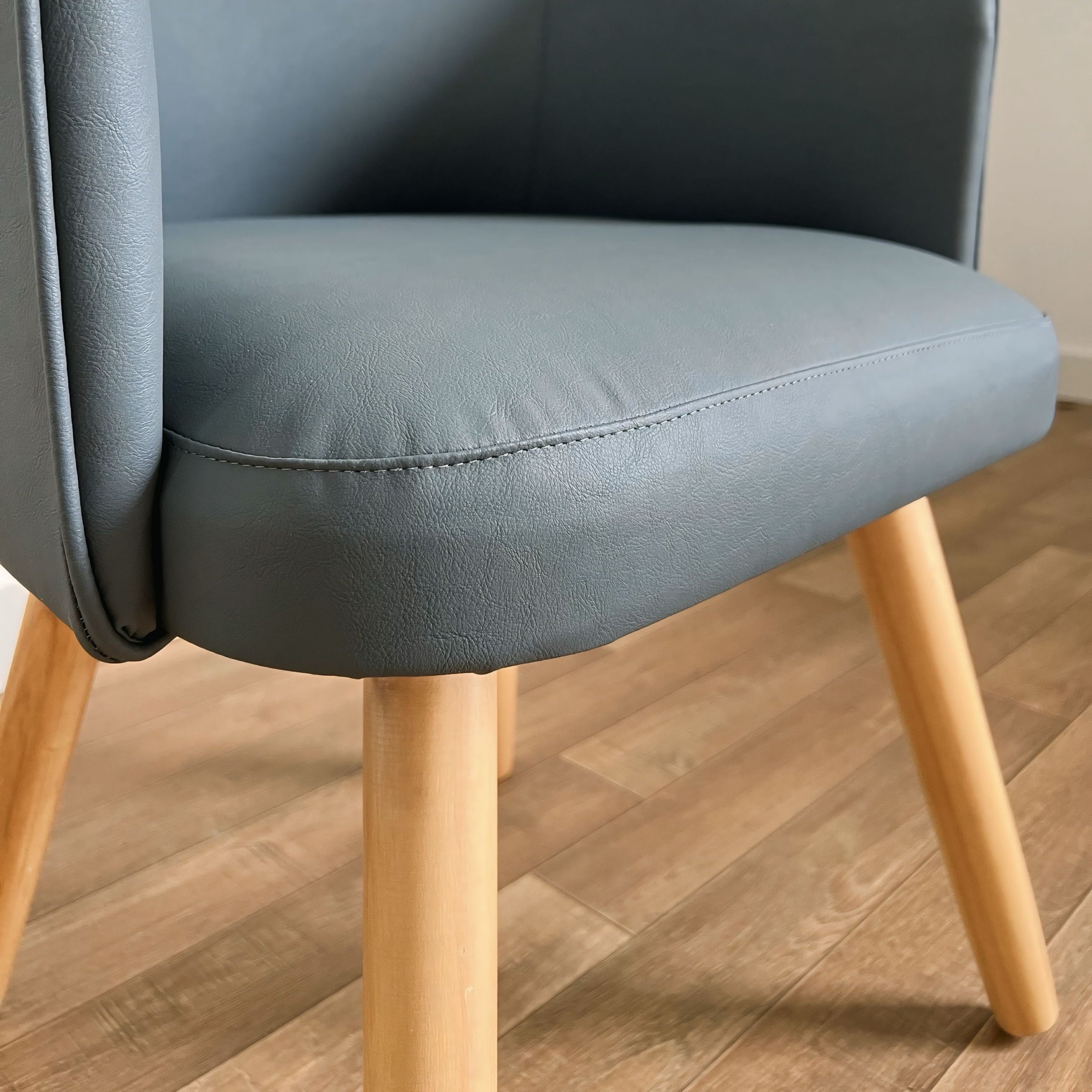 Sillón Aurora - Ecocuero Gris