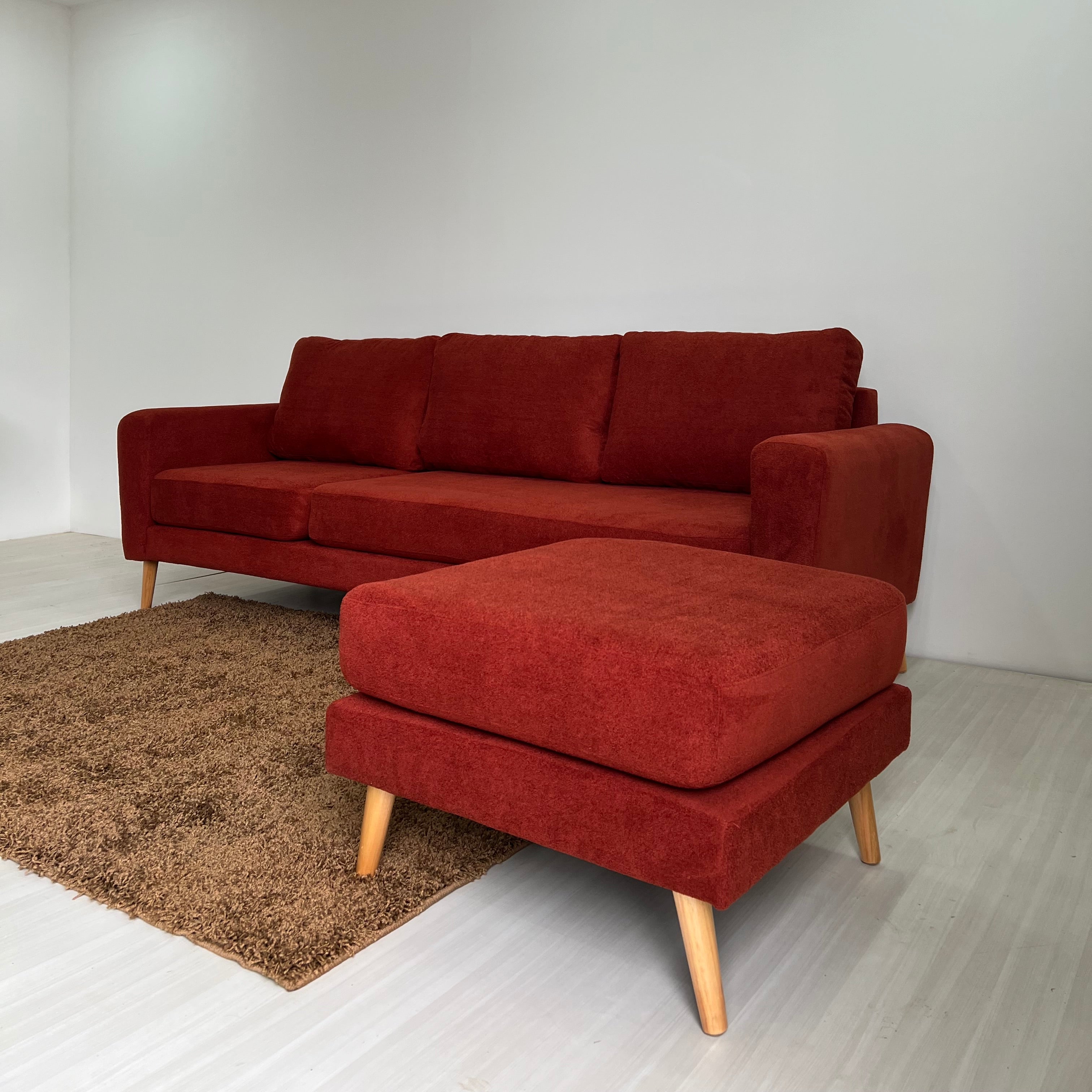 Sofá Gela Funcional 3L - B05 Terracota