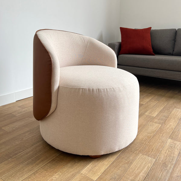 Sillón Loop - Beige/Marrón