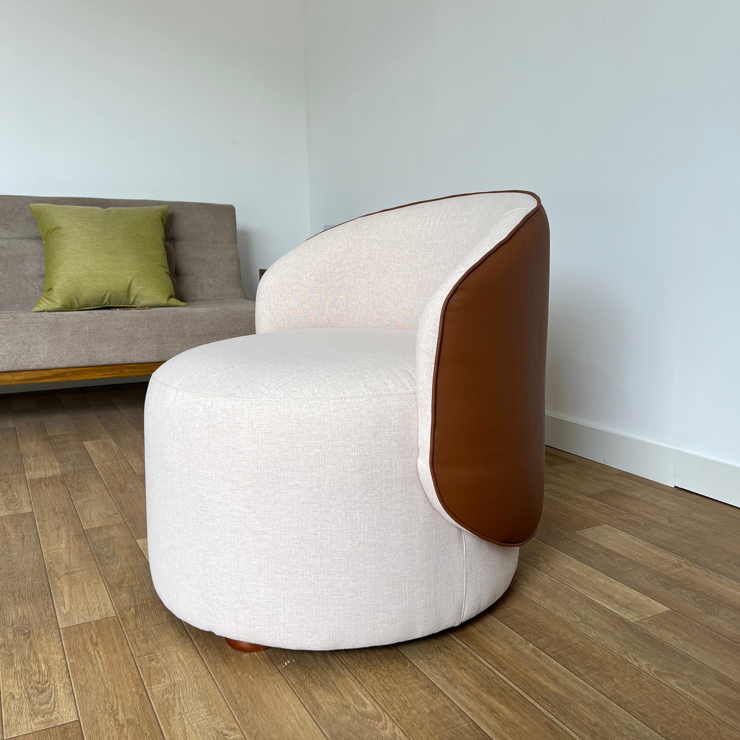 Sillón Loop - Beige/Marrón