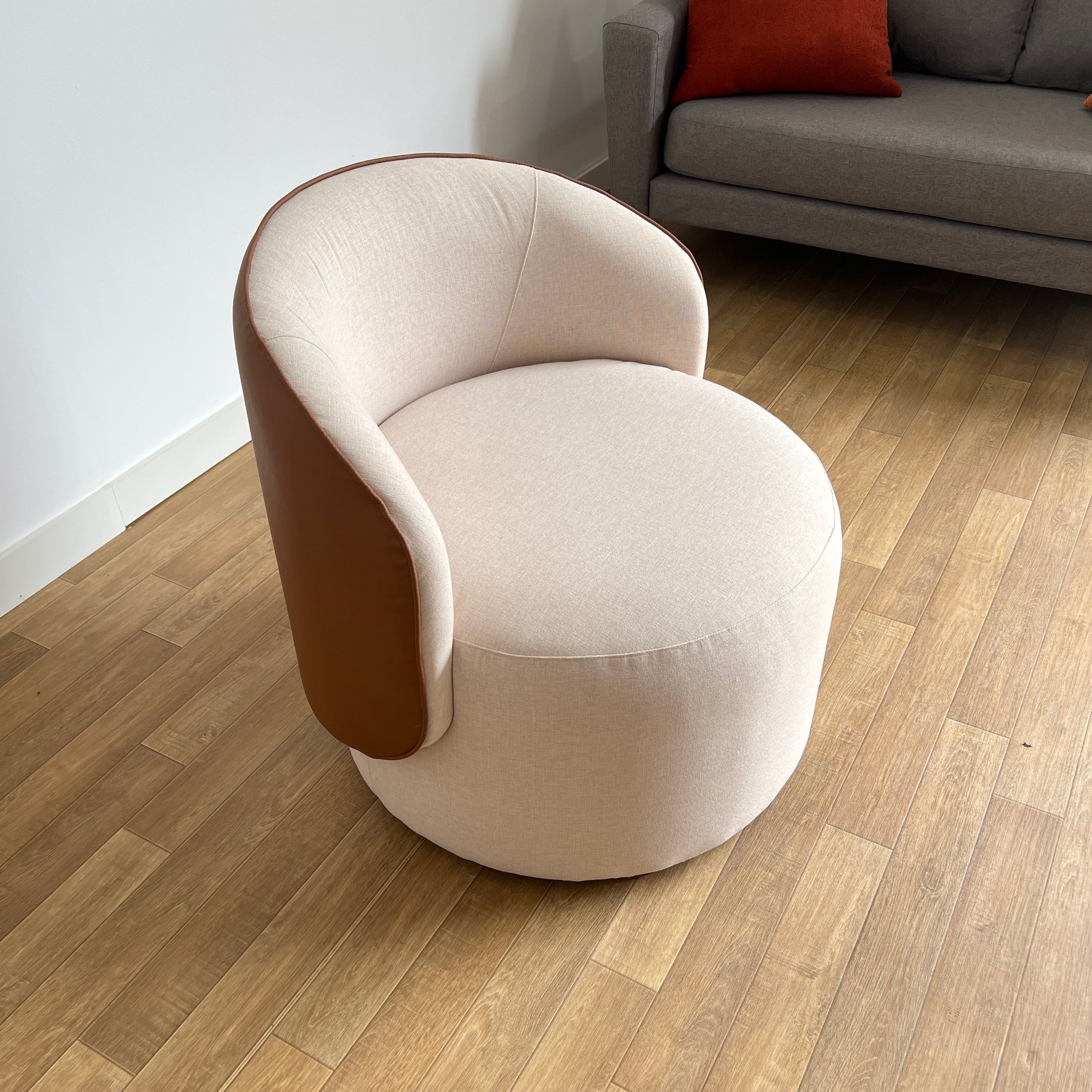 Sillón Loop - Beige/Marrón