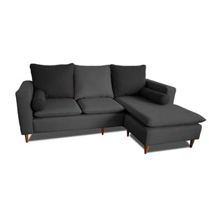 Sofá British - Gris Oscuro/Negro