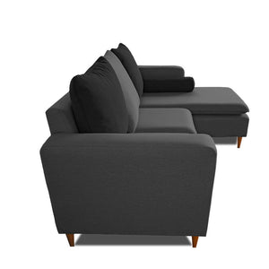 Sofá British - Gris Oscuro/Negro
