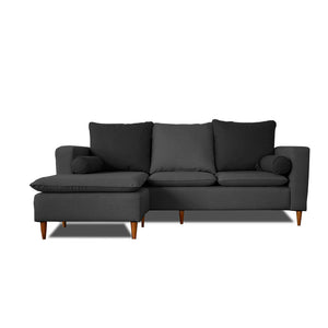 Sofá British - Gris Oscuro/Negro