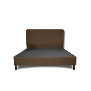 Cama Valencia 1,40x1,90m - Marrón P-80
